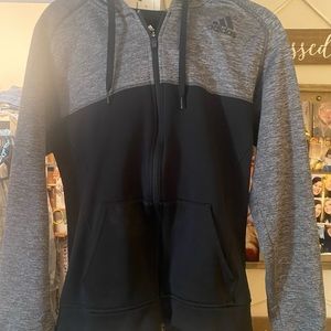 Adidas zip up with hood